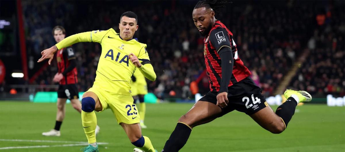 Premier League – Semenho scores the winning goal as Tottenham Hotspur lose 2-3 to Bournemouth