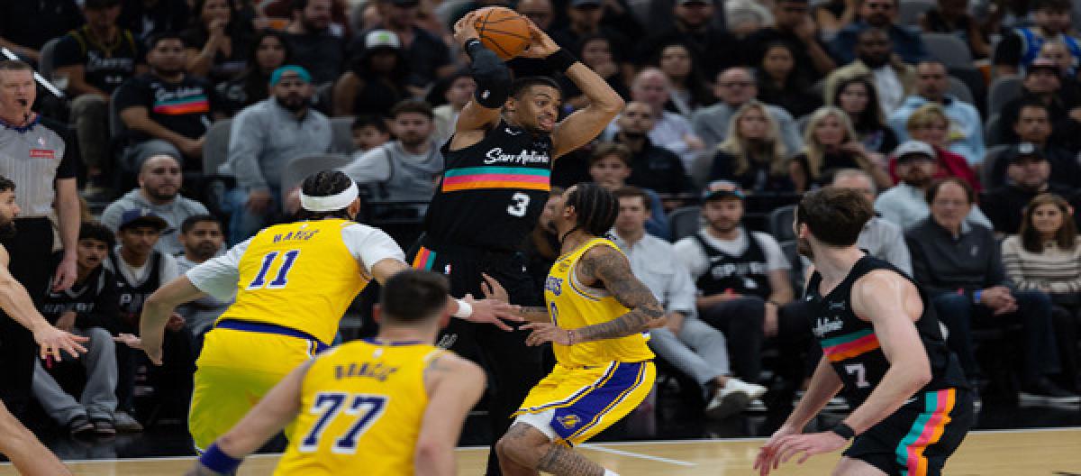 东契奇38分仍难救主 马刺以107-91拿下湖人