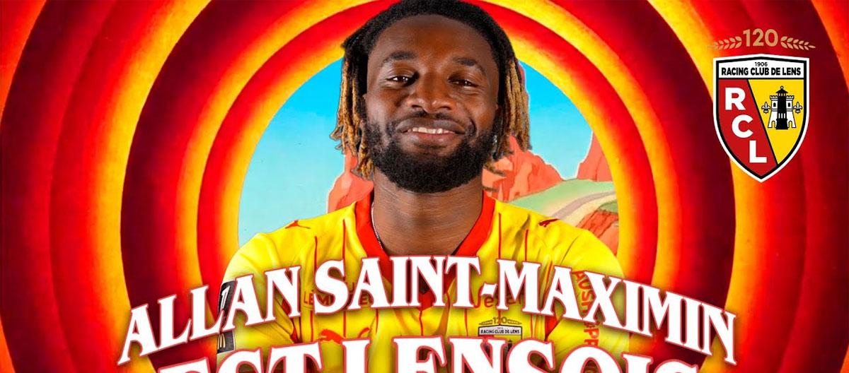 Former Newcastle United French winger Allan Saint-Maximin joins Lens on a free transfer..