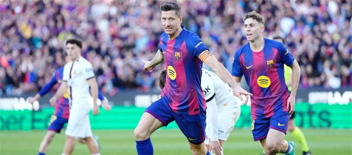 La Liga – Lewandowski scores as Barcelona beat Mallorca 3-0