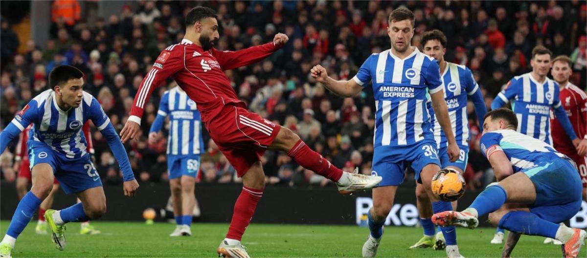 FA Cup – Salah scores as Liverpool beat Brighton 3-0