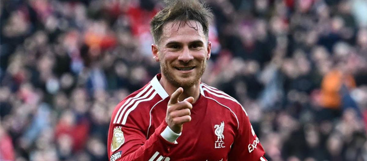 McAllister's volley puts him in contention for a Champions League spot.