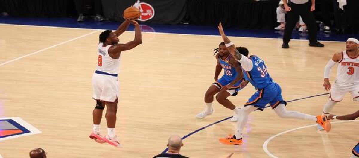 霍姆格伦爆砍28分 雷霆以103-100击退尼克斯