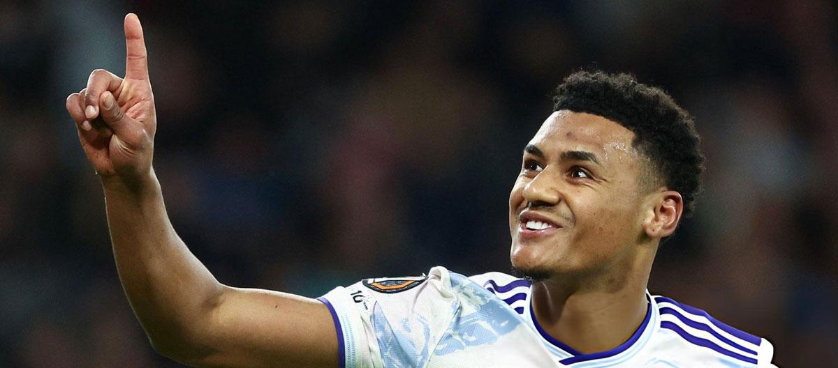 ◤欧足联欧洲联赛◢ 奥利·沃特金斯破门得分，打破进球荒，阿斯顿维拉客场1-0险胜里尔。