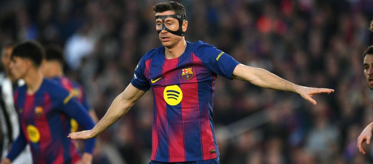 Champions League – Lewandowski scores twice as Barcelona beat Newcastle 7-2.