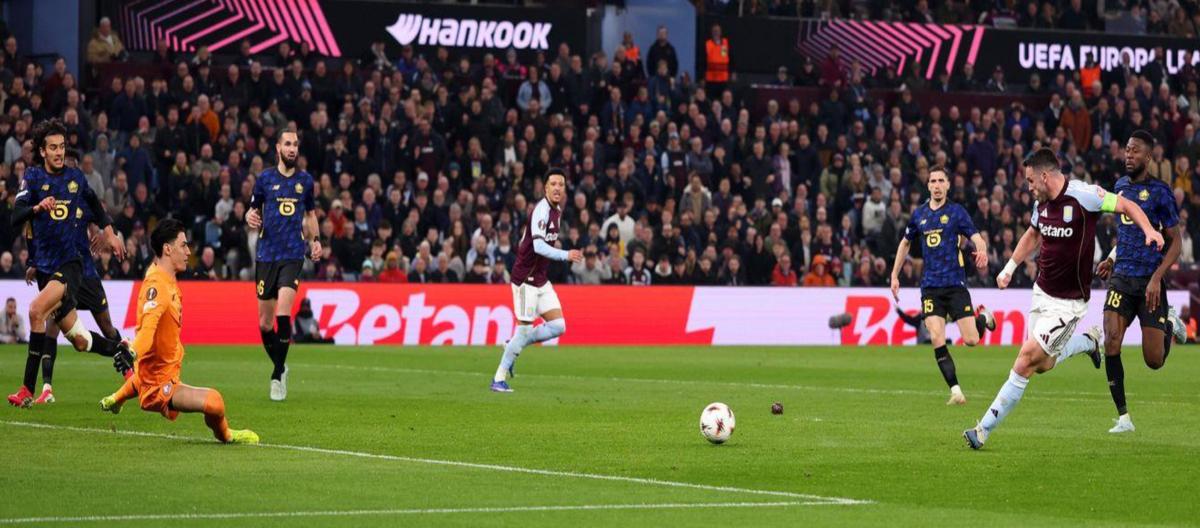 Europa League – McGinn and Pelé scored in quick succession as Aston Villa defeated Lille 2-0 to advance to the quarterfinals.