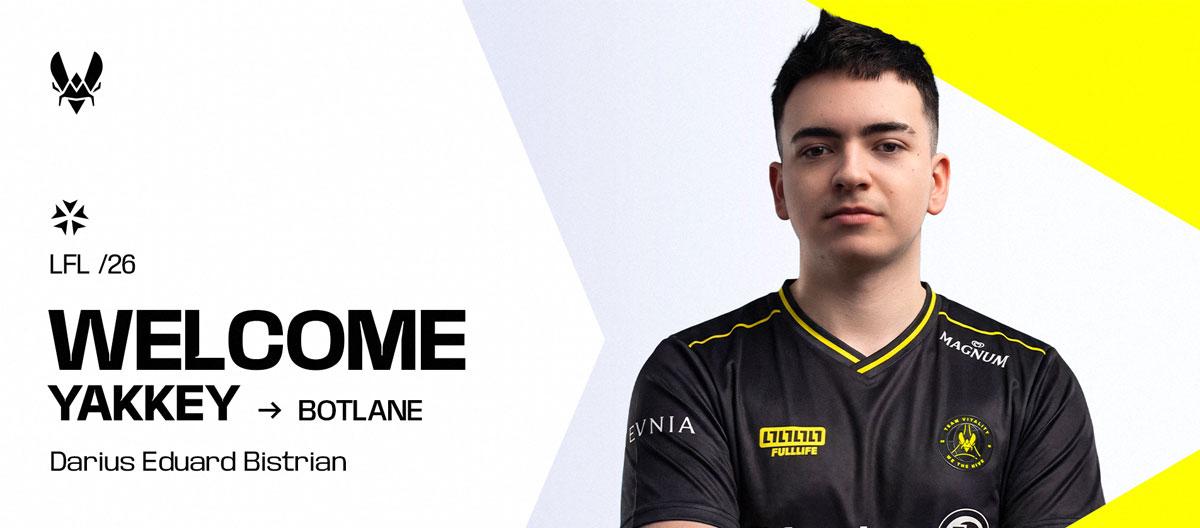 League of Legends: Former DEER Gaming ADC player Yakkey joins Vitality academy team..