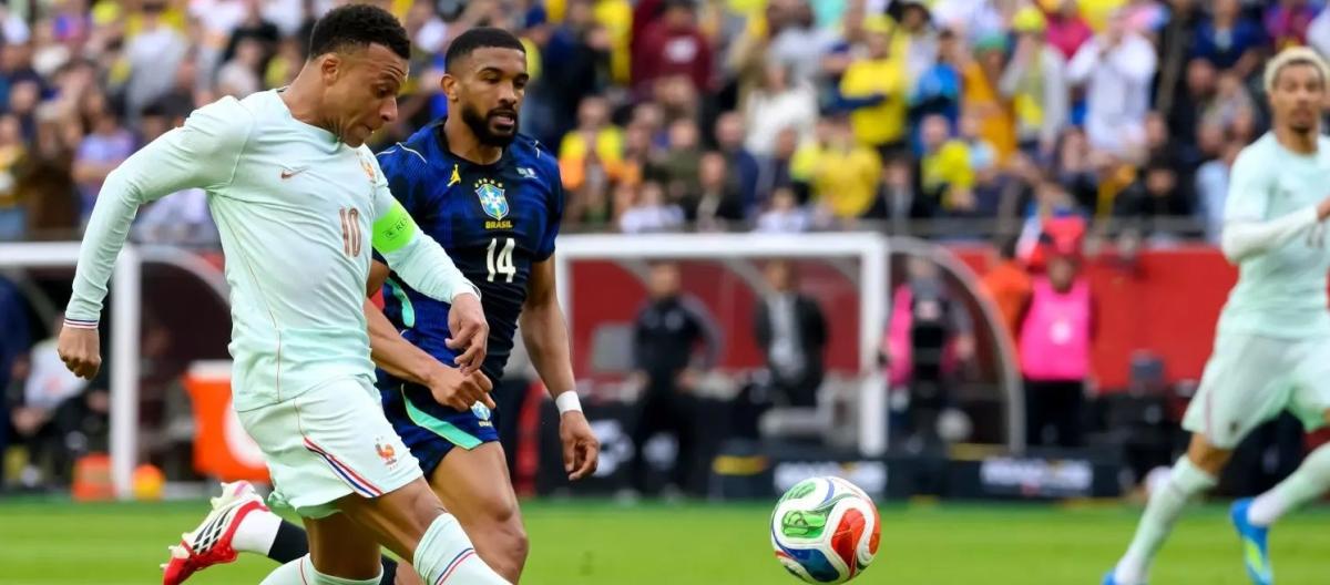 France defeated Brazil's Mbappe in a friendly match: We showed good rhythm.