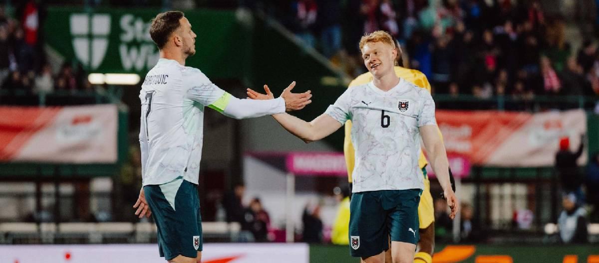 Nicolas Sewald scored the winning goal in stoppage time, securing the victory for Austria.