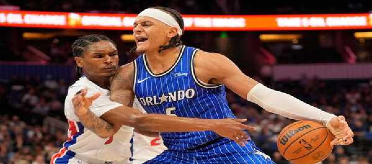 With 31 points from Bencaro and 25 from Bain, the Magic easily defeated the Pistons 123-107. With 31 points from Bencaro and 25 from Bain, the Magic easily defeated the Pistons 123-107.