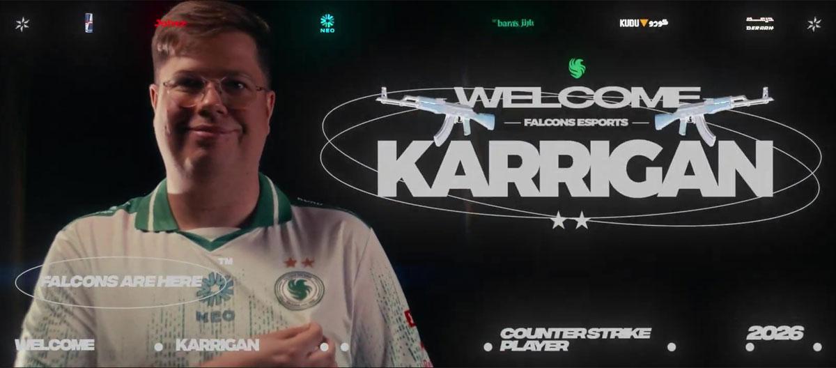 Counter Strike 2: Former FaZe Clan In-Game Leader karrigan officially joins Team Falcons..