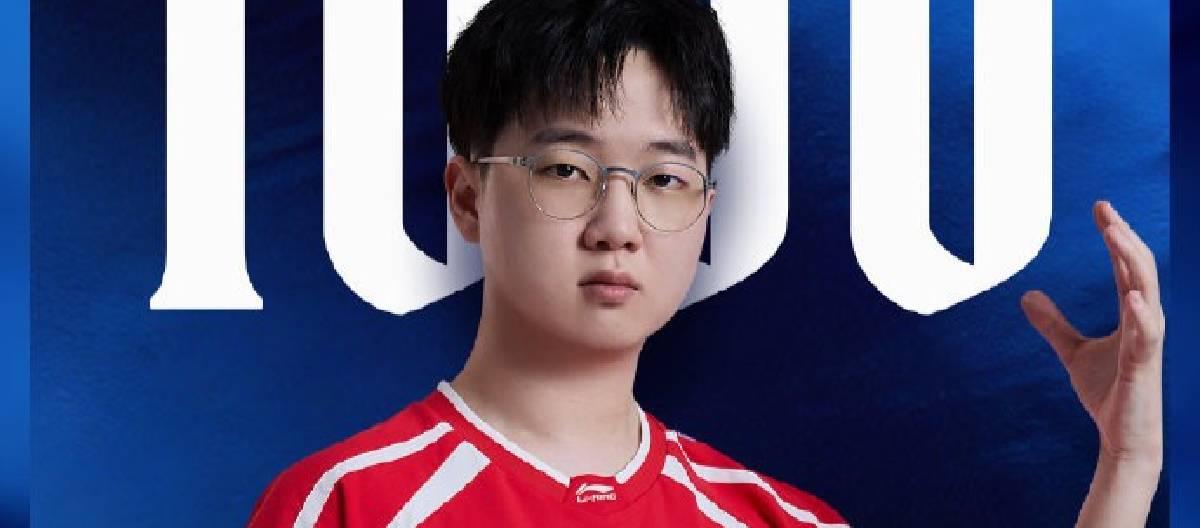 WE电子竞技俱乐部选手Karis达成职业生涯第1000次助攻里程碑