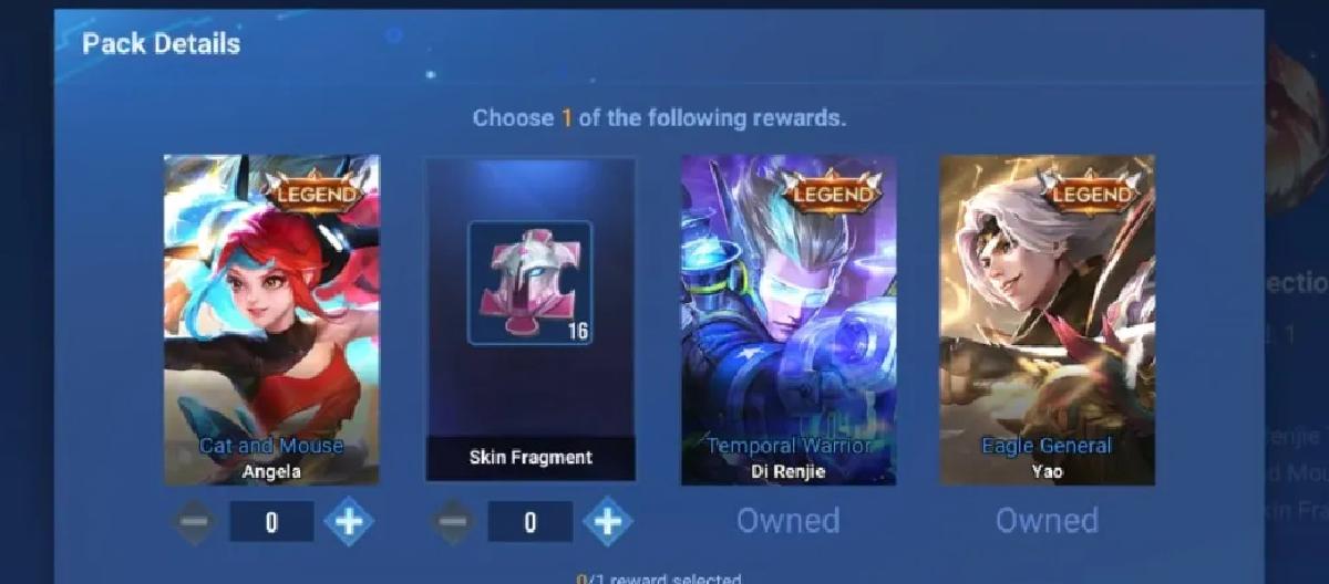 Honor of Kings：跳一跳领传说皮肤，认定安琪拉追逃游戏，三选一不亏。