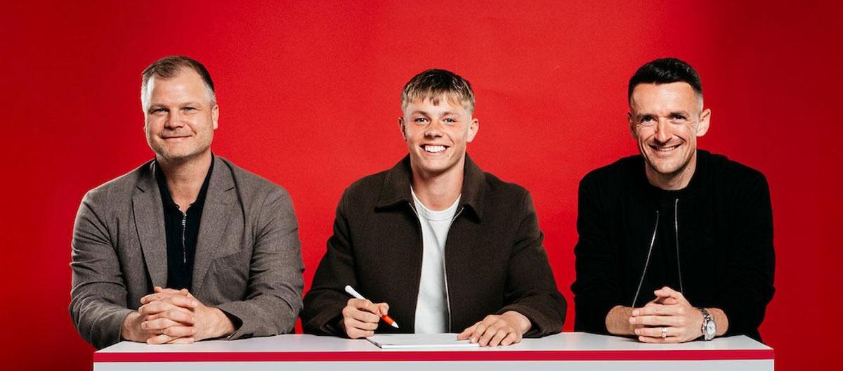 Germany U19s international goalkeeper Florian Hellstern signs first professional contract with Stuttgart..