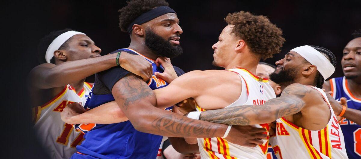 The on-court altercation resulted in penalties, with both Daniels and Robinson fined.