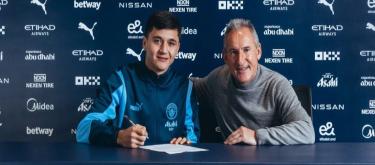Manchester City finalizes first signing of the winter window, 20-year-old central defender Husanov joins from Lens