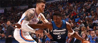 McDaniels scores 27 points as Minnesota Timberwolves beat Oklahoma City Thunder 131-128
