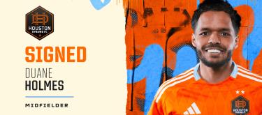 Houston Dynamo officially announce the signing of Preston's American international midfielder Duane Holmes..
