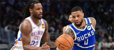 Oklahoma City Thunder defeated Milwaukee Bucks 121-105 to win 3 games in a row