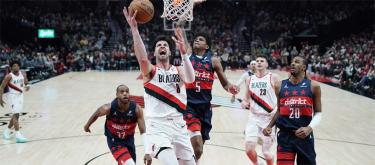 Anfenli Simmons scores 30 as Portland Trail Blazers beat Washington Wizards 112-97
