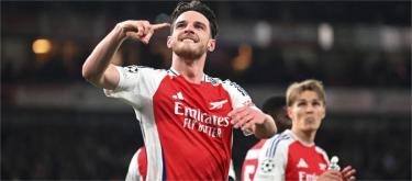 Rice scored two wonderful free kicks for Arsenal: This is a dream moment