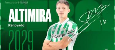 Real Betis completes contract extension with Spanish defensive midfielder Sergi Altimira..