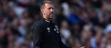 West Ham United manager Graham Potter admits he is extremely disappointed with the defeat