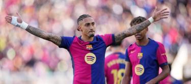 Rafael reaches 50-goal milestone for Barcelona