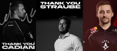 Astralis bench Rifler cadiaN, part ways with Sporting Director Straube and former G2 In-Game Leader HooXi to join as stand-in..