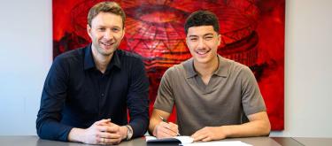 Bayer Leverkusen officially announce the signing of Hertha Berlin wonderkid Ibrahim Maza..