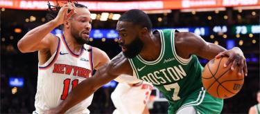 Josh Hart scores 23 points as New York Knicks beat Boston Celtics 91-90