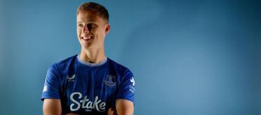 Harrison Armstrong admits he is excited about his future at Everton
