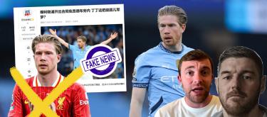 Chinese rumour monger "足坛欧美汇"  slammed by Fabrizio Romano and Neil Jones for twisting my original words and falsely claiming that "Liverpool will definitely sign Manchester City midfielder K
