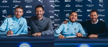 Manchester City officially completes the signing of Chelsea goalkeeper Marcus Bettinelli and Lyon attacking midfielder Rayan Cherki..