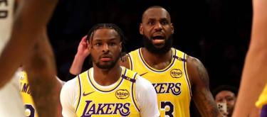 Bronny James responds to rumors about his father LeBron's stay