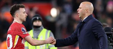 Arne Slot pays tribute to Diogo Jota by praising the player "has the essence of what a Liverpool player should be"..