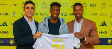 Al-Nassr officially announce the signing of legendary Bayern Munich winger Kingsley Coman..