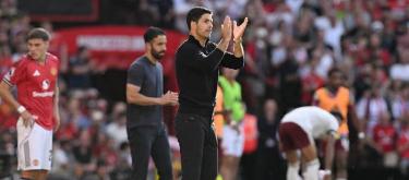 Arsenal beat Manchester United in their opening match and manager Arteta is proud of his team