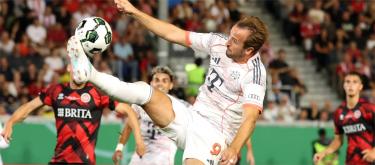 德国杯——凯恩贡献2球　拜仁慕尼黑3比2击败韦恩威斯巴登