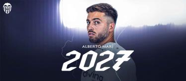 瓦伦西亚官宣与中锋阿尔贝托·马里完成续约，并已将其外借至米兰德斯..