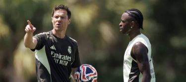 皇家马德里主帅哈维·阿隆索透露国际赛后球队状态积极