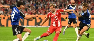 Bundesliga - Kane scored twice as Bayern Munich defeated Hamburg 5-0