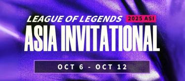 League of Legends Asia Invitational (ASI) to take place in early October..