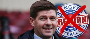 Steven Gerrard officially denied rumours claiming that he is in talks with Rangers over managerial return..