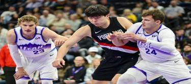 开拓者遭爵士绝杀132-129惜败 杨瀚森6犯离场