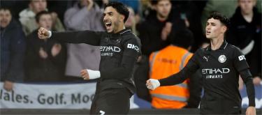 为马尔穆什取得进球感到开心　瓜迪奥拉：前锋需要进球来建立信心