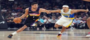 Booker and Dillon combined for 65 points as the Suns defeated the Pacers 133-98.