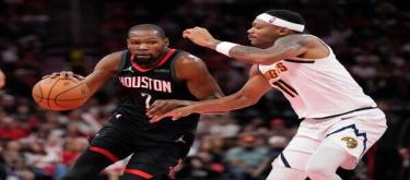 Jokic and Murray combined for 60 points as the Nuggets narrowly defeated the Rockets 112-109.