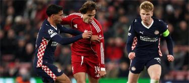 Champions League – Szoboszlai scores as Liverpool suffer a 1-4 defeat to PSV Eindhoven