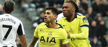 Premier League – Romero scores twice as Tottenham Hotspur draw 2-2 with Newcastle United.